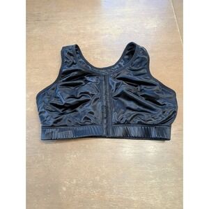 ENELL Black Sports Bra Style NL100 Front Closure Size 3 no bounce high impact